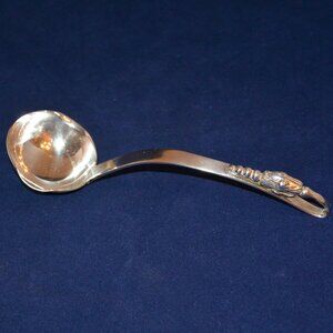 Vintage F. Ramirez Blossom Solid Sterling Gravy Ladle， 6 1/4”
